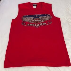 Harley-Davidson Red Freedom Tank Top